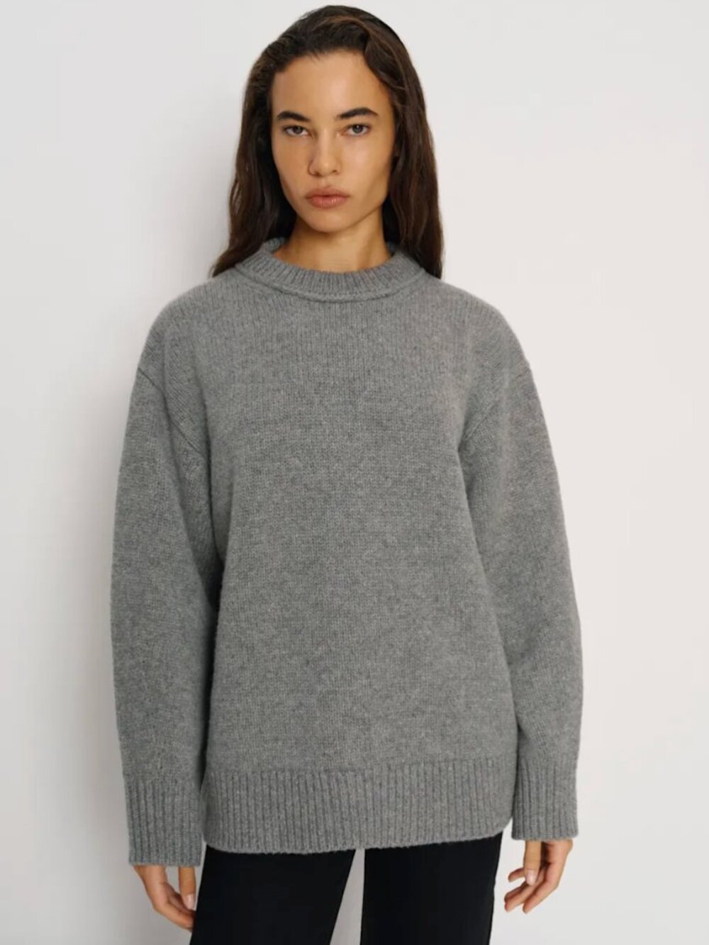Reformation Jo Regenerative Wool Oversized Crew